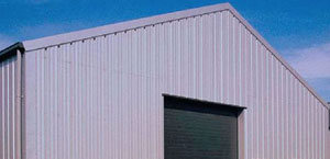 Ангар прямостенный двухскатный